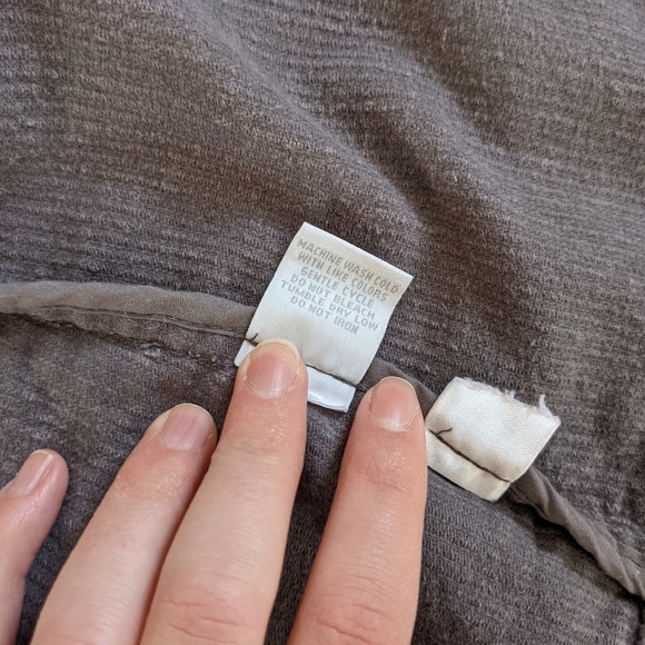 Gray corduroy shacket - Picture 6 of 8